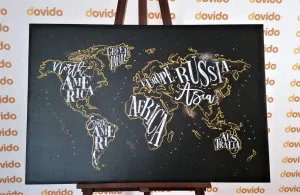Obraz trendová mapa sveta