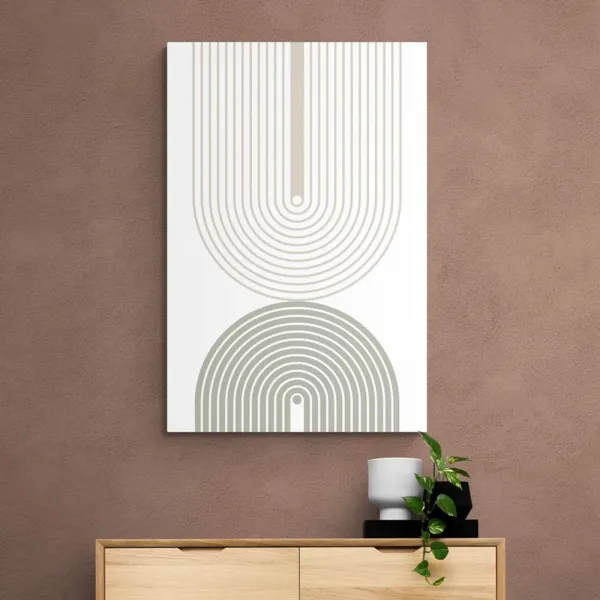 Obraz minimalistické dúhy Mid-Century