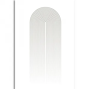 Obraz minimalistická dúha Mid-Century