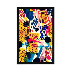 Plagát pop art abstrakcia