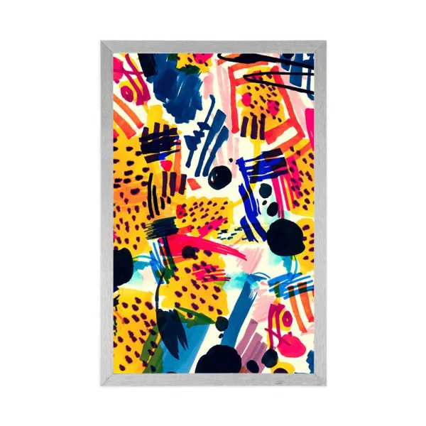 Plagát pop art abstrakcia