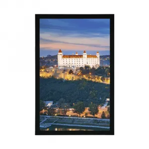 Plagát pohľad na Bratislavský hrad