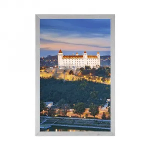 Plagát pohľad na Bratislavský hrad