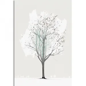 Obraz minimalistický strom v zime