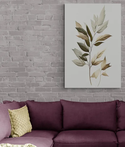 Obraz luxusné minimalistické listy