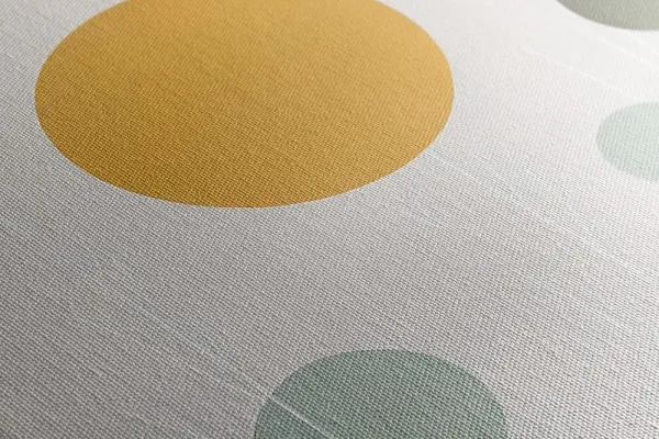 Obraz minimalistické stromy s kruhmi