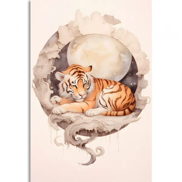 Obraz zasnený tiger