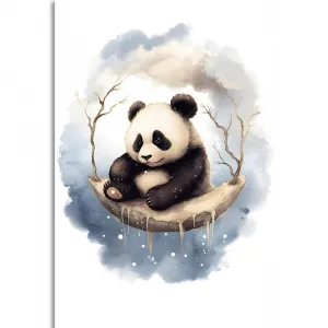 Obraz zasnená panda
