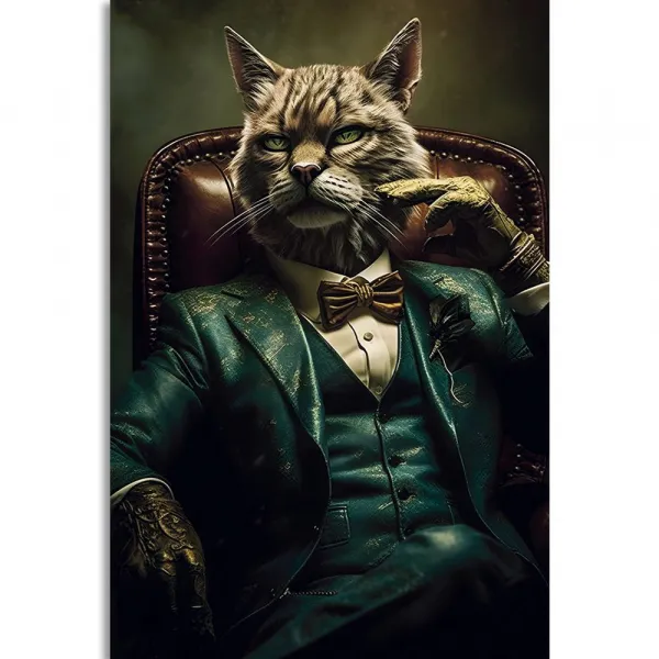 Obraz zvierací gangster kocúr
