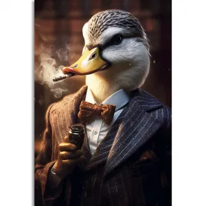 Obraz zvierací gangster káčer