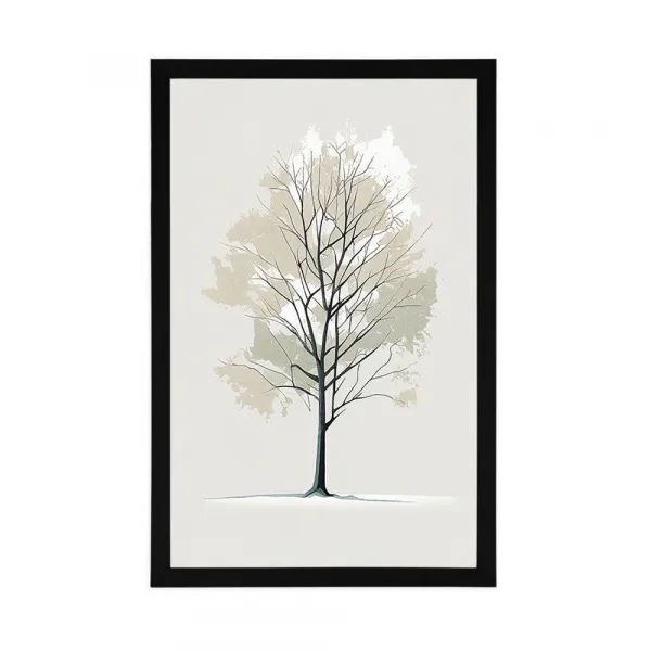Plagát minimalistický strom
