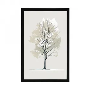 Plagát minimalistický strom