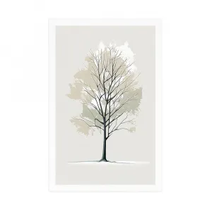 Plagát minimalistický strom