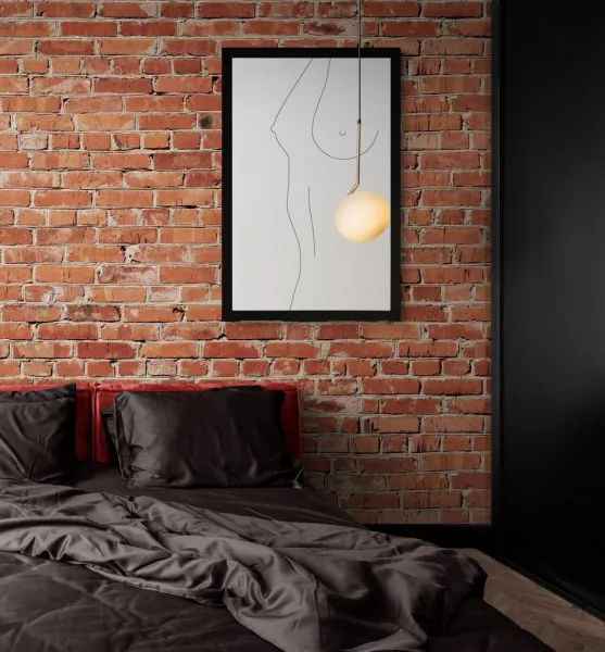 Plagát minimalistická silueta ženského tela