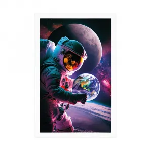Plagát astronaut na vesmírnej výprave