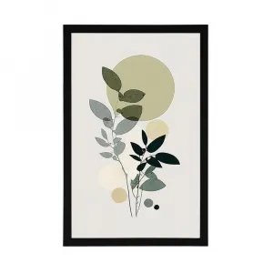 Plagát rastlinky v boho prevedení