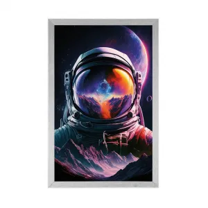 Plagát portrét astronauta