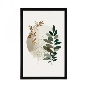 Plagát boho rastlinky