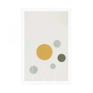 Plagát minimalistické stromy s kruhmi
