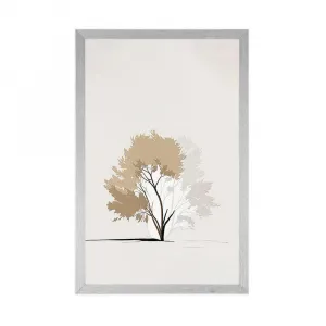 Plagát minimalistický strom s listami