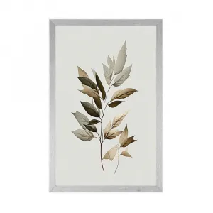 Plagát luxusné minimalistické listy