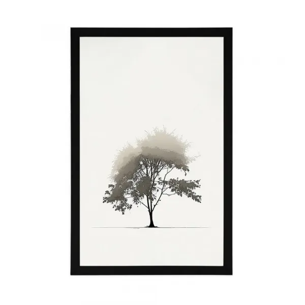Plagát minimalistický listnatý strom