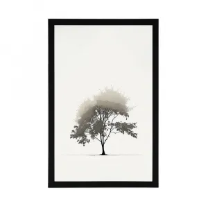 Plagát minimalistický listnatý strom
