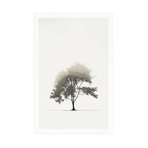 Plagát minimalistický listnatý strom