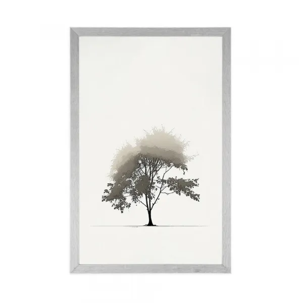 Plagát minimalistický listnatý strom