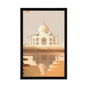 Plagát indický Taj Mahal