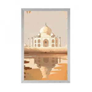 Plagát indický Taj Mahal