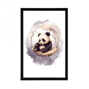 Plagát zasnená panda