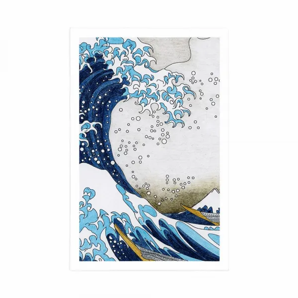 Plagát reprodukcia Veľká vlna z Kanagawa - Kacušika Hokusai