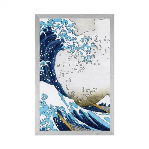 Plagát reprodukcia Veľká vlna z Kanagawa - Kacušika Hokusai