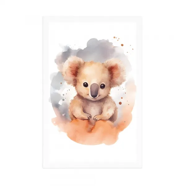 Plagát zasnená koala