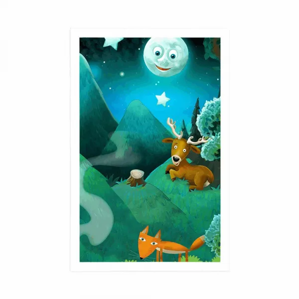 Plagát magický rozprávkový les