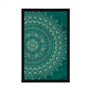 Plagát ručne kreslená Mandala
