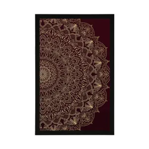 Plagát detailná ozdobná Mandala