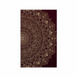 Plagát detailná ozdobná Mandala