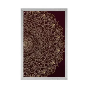 Plagát detailná ozdobná Mandala