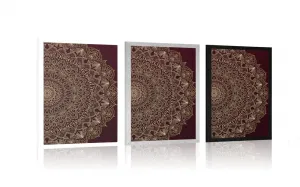 Plagát detailná ozdobná Mandala