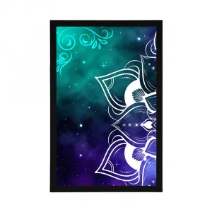 Plagát detail moderná Mandala s orientálnym vzorom