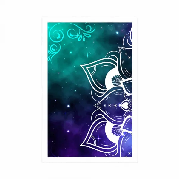 Plagát detail moderná Mandala s orientálnym vzorom