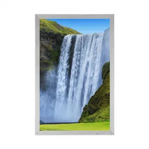 Plagát ikonický vodopád na Islande