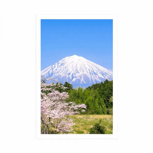 Plagát sopka Fuji