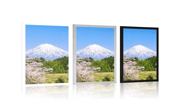 Plagát sopka Fuji