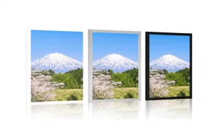 Plagát sopka Fuji