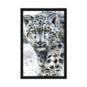 Plagát kreslený leopard