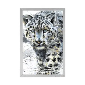 Plagát kreslený leopard