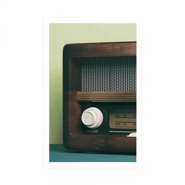 Plagát retro rádio